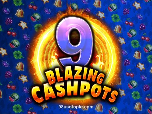 9 Blazing Cashpots Game Interface